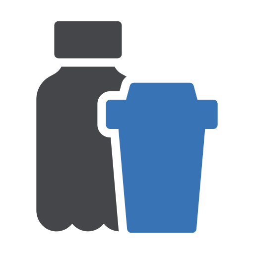 Paper cup Generic Blue icon