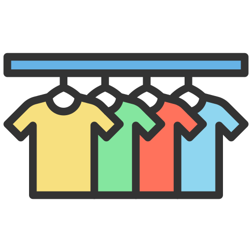 衣類 Generic Outline Color icon