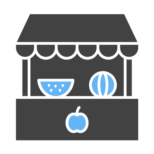 Fruit stand Generic Blue icon