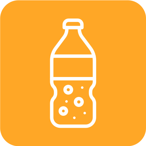 botella de soda Generic Square icono