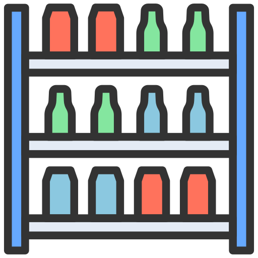 Shelves Generic Outline Color icon
