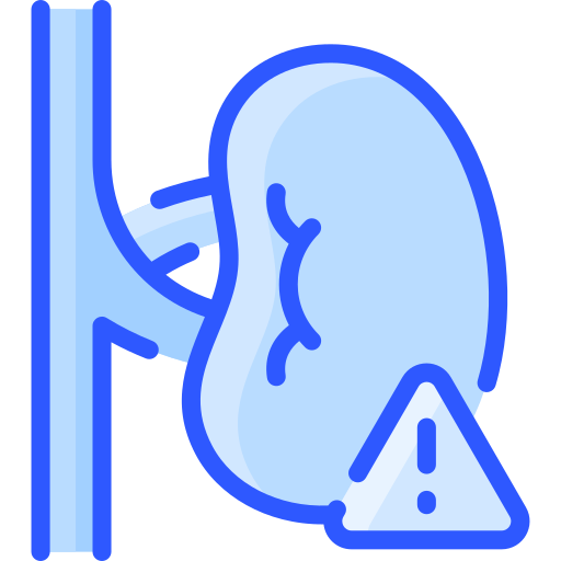腎臓 Vitaliy Gorbachev Blue icon