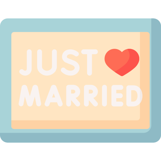Just married Special Flat icon
