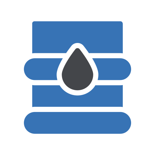 barile di petrolio Generic Blue icona