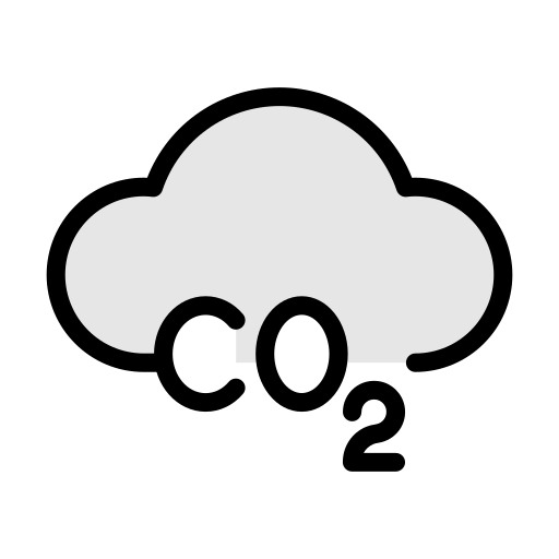 chmura co2 Generic Outline Color ikona