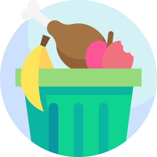食品廃棄物 Detailed Flat Circular Flat icon