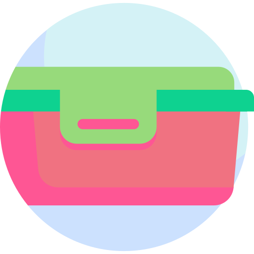 Food box Detailed Flat Circular Flat icon