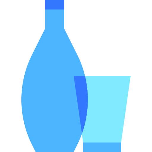 bottiglia d'acqua Basic Sheer Flat icona