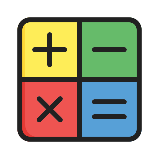 calculadora Generic Outline Color icono