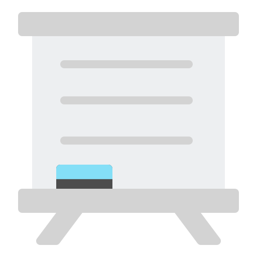 Whiteboard Generic Flat icon