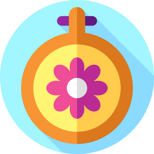 Knitting Flat Circular Flat icon