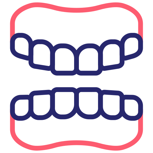 Dentures Generic Outline Color icon