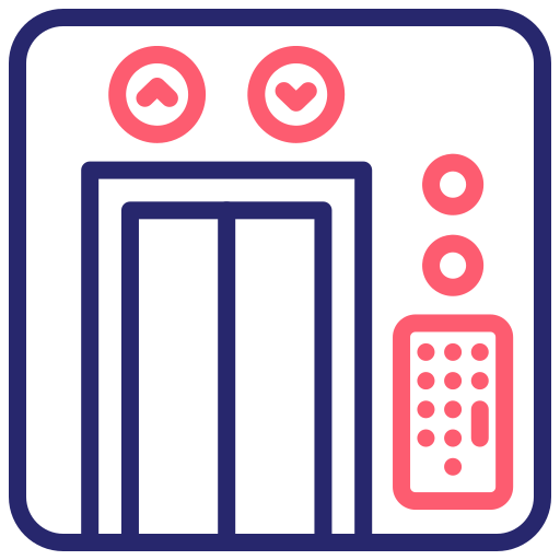 엘리베이터 Generic Outline Color icon