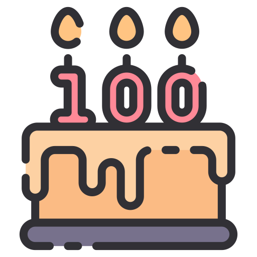 誕生日ケーキ Good Ware Lineal Color icon