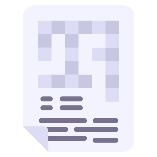 Crossword Good Ware Flat icon