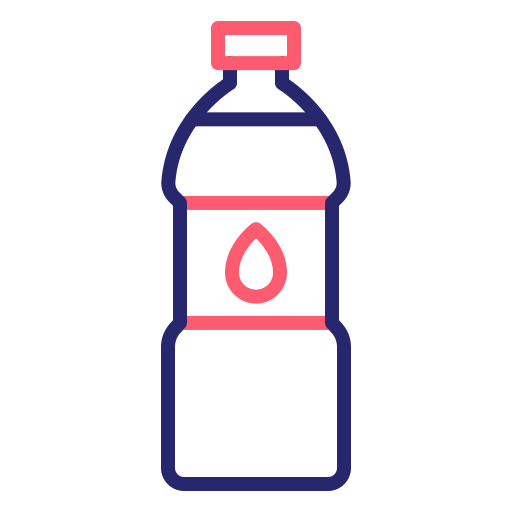 Water bottle Generic Outline Color icon