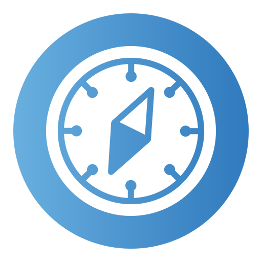 kompass Generic Flat Gradient icon