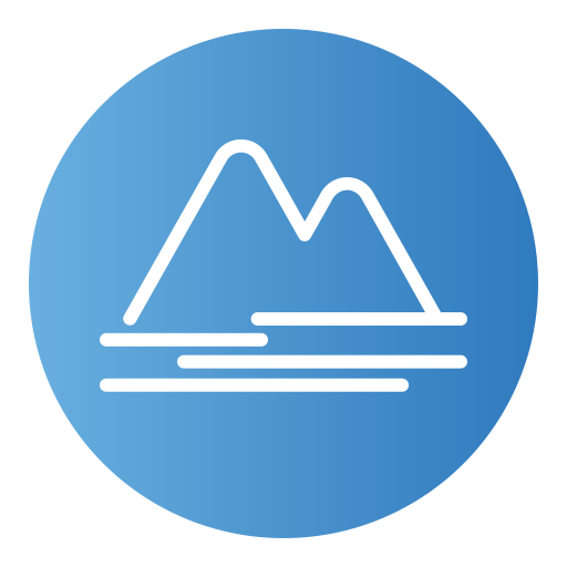montaña Generic Flat Gradient icono