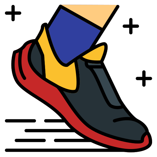 Jogging Generic Outline Color icon
