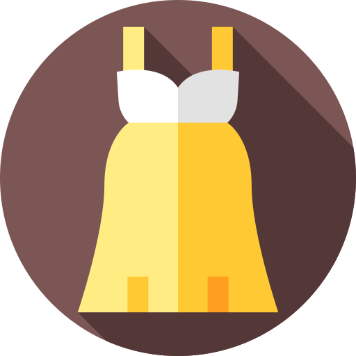 vestido de maternidad Flat Circular Flat icono