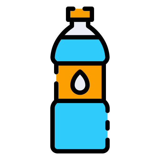 Water bottle Good Ware Lineal Color icon