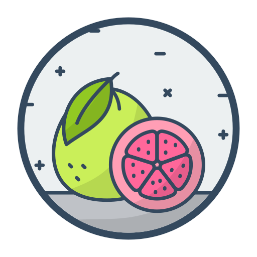 Grapefruit Generic Outline Color icon