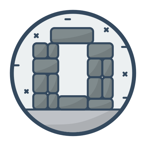 Stones Generic Outline Color icon