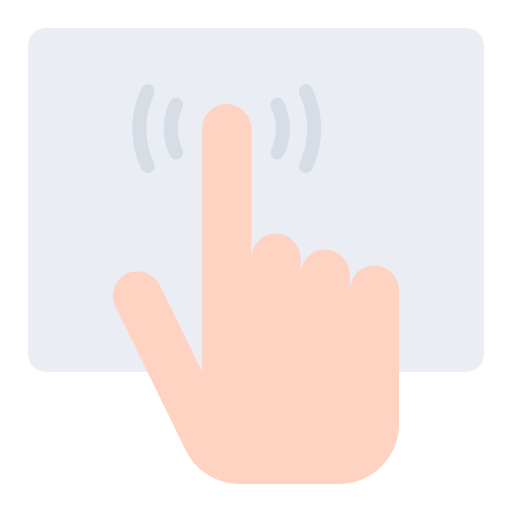 Touch pad Good Ware Flat icon