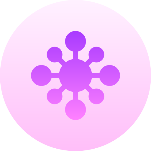 diagram Basic Gradient Circular ikona