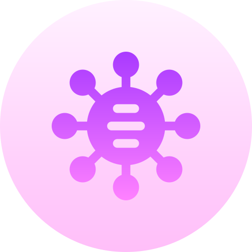 Big data Basic Gradient Circular icon