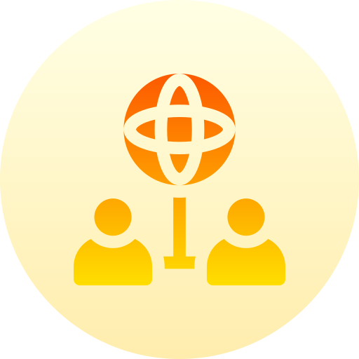 menschen Basic Gradient Circular icon