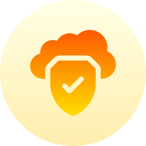 sicherheit Basic Gradient Circular icon