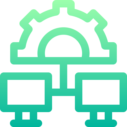 Management Basic Gradient Lineal color icon