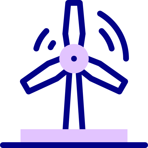 Windmill Detailed Mixed Lineal color icon