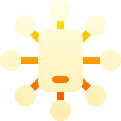 接続 Basic Gradient Gradient icon