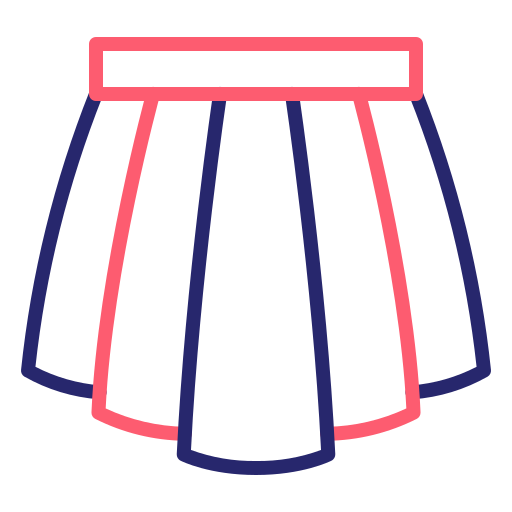 スカート Generic Outline Color icon