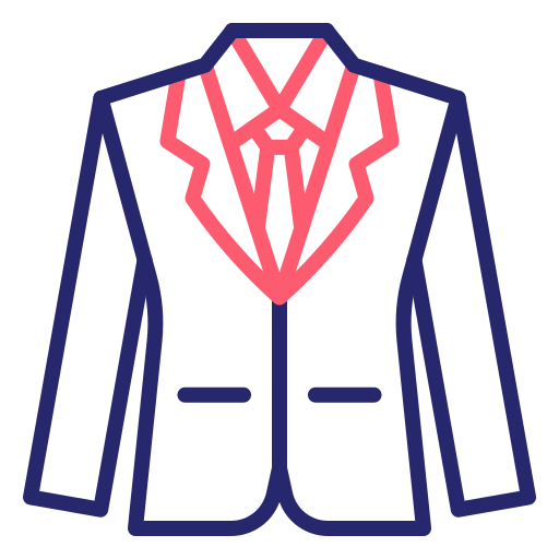 スーツ Generic Outline Color icon