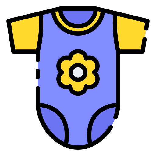 roupas de bebê Good Ware Lineal Color Ícone