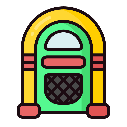 jukebox Generic Outline Color icon
