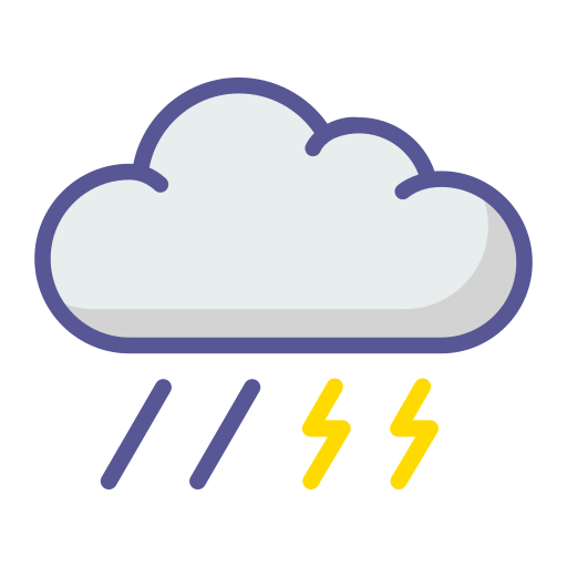 tormenta Generic Outline Color icono