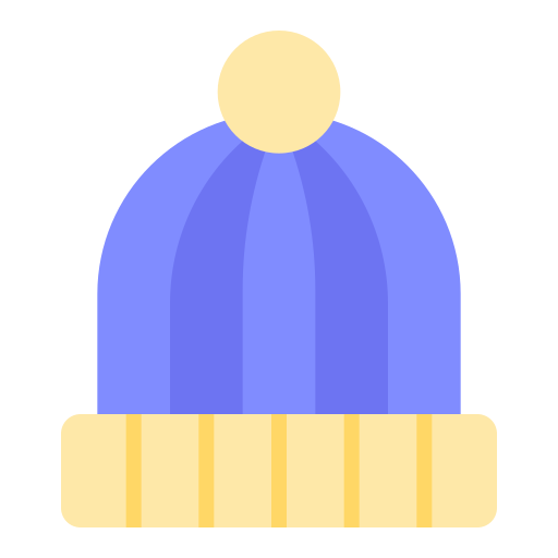 sombrero de invierno Good Ware Flat icono