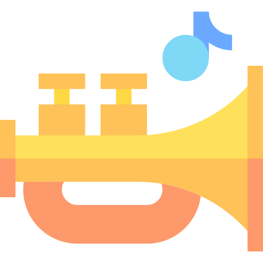 trompete Basic Straight Flat icon