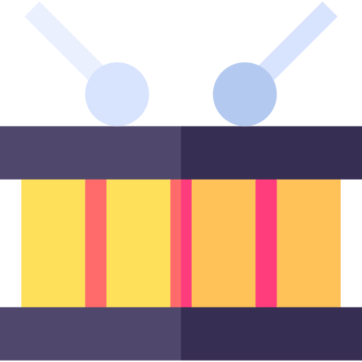 ドラム Basic Straight Flat icon