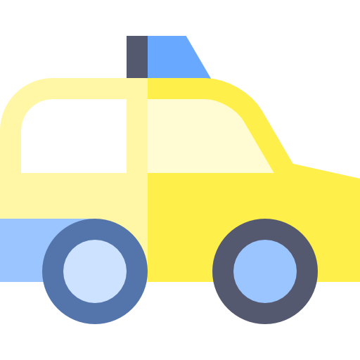 taxi Basic Straight Flat icono