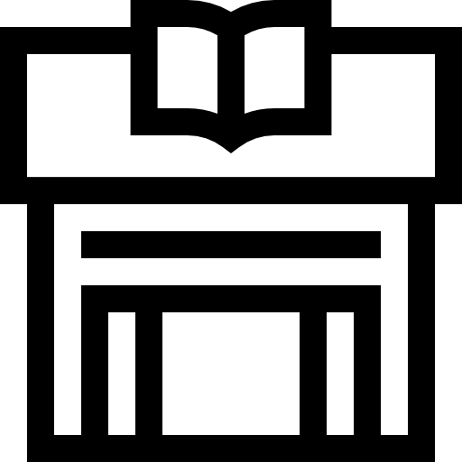 도서관 Basic Straight Lineal icon