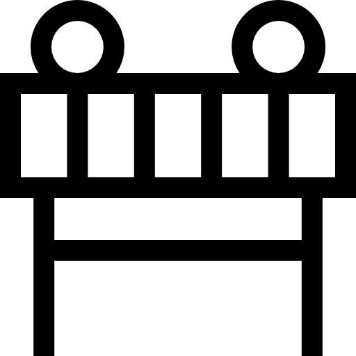 barrera Basic Straight Lineal icono