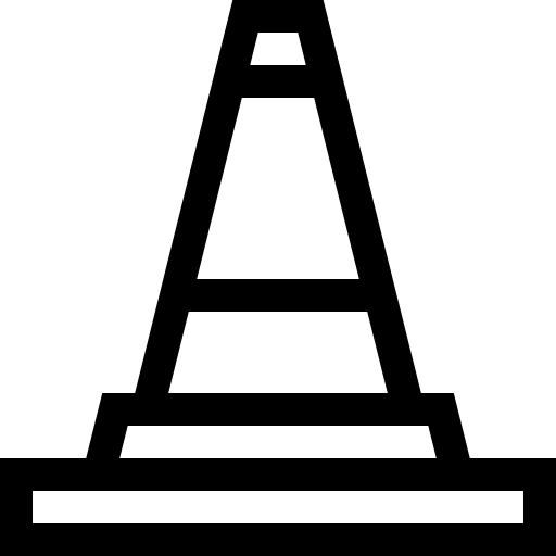 Cone Basic Straight Lineal icon