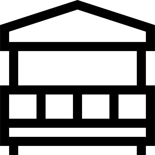 stoisko Basic Straight Lineal ikona