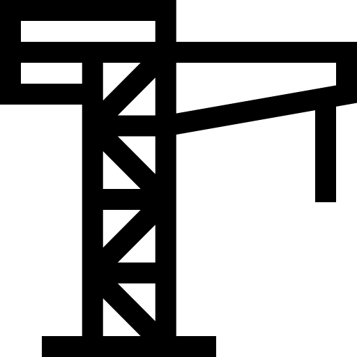 grua Basic Straight Lineal icono