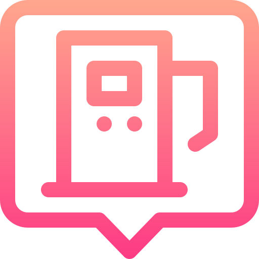Chat Basic Gradient Lineal color icon